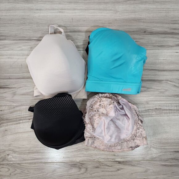 Women's Sport Bra & Bra Size 42DD, 40DD 38Dd 44DD Lot of 4 - Picture 1 of 9